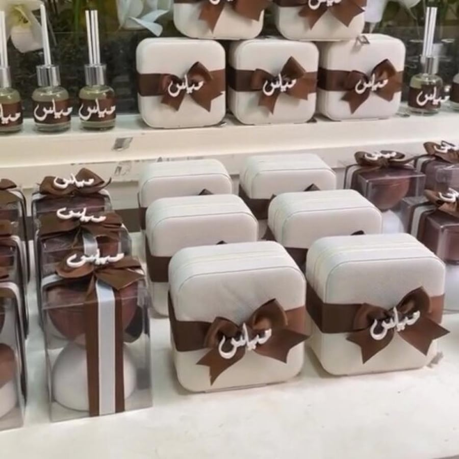 بكج 36 قطعة ( 12 شنطة اكسسوار+12 فواحة +12 مبخرة)