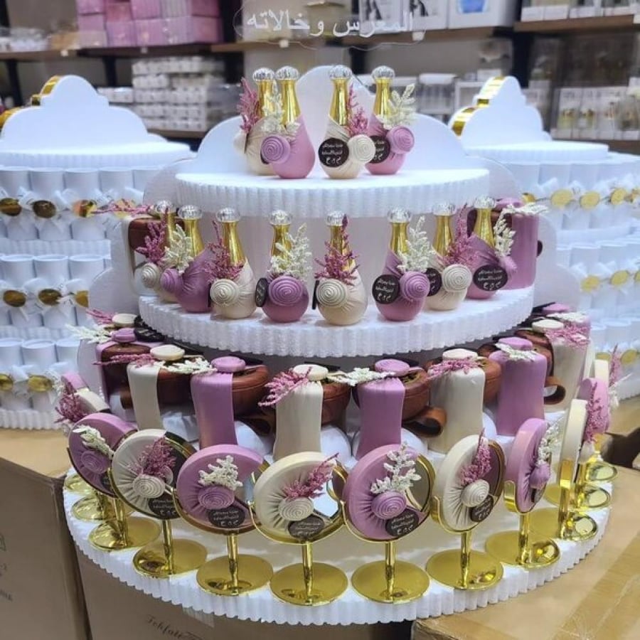 بكج أفراح 36 قطعة مكونة من 12 مراية 12 مبخرة 12 عطر