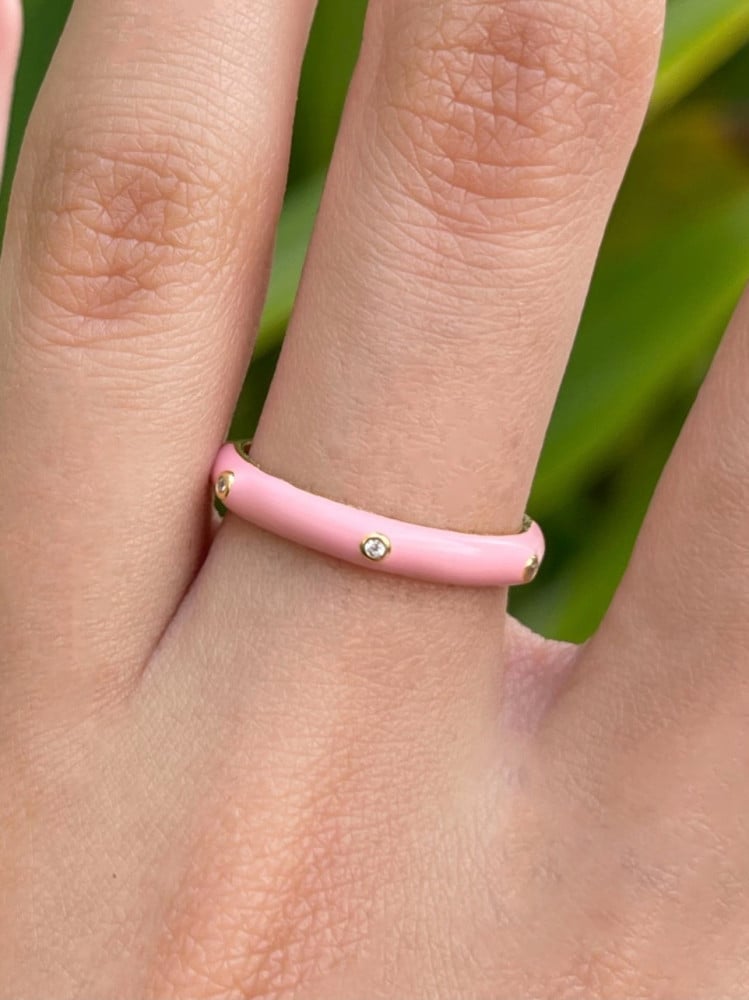 pink ring