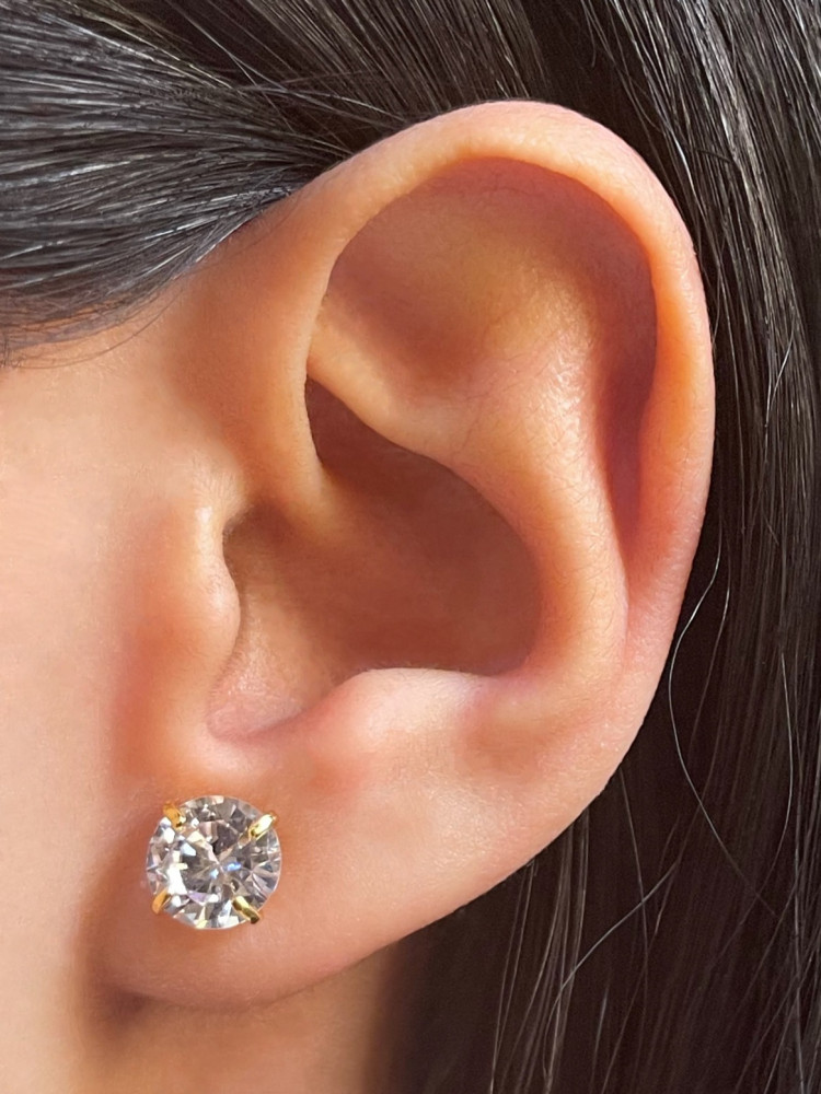 Gold ORA- stud"L"