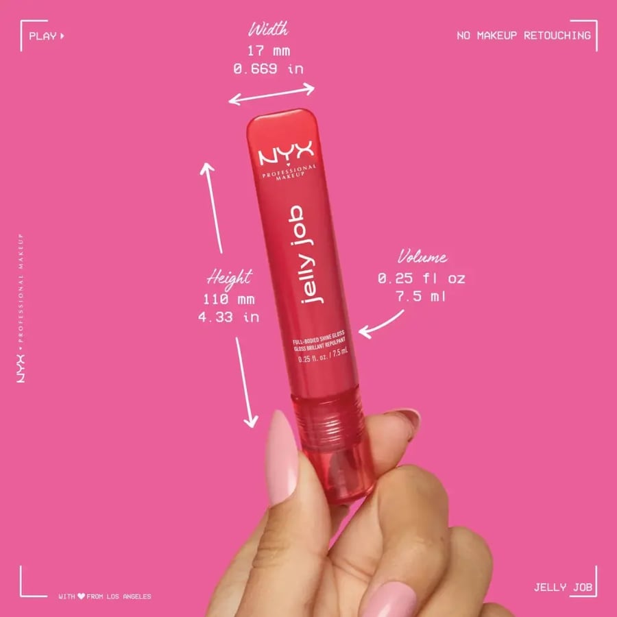 نيكس ملمع شفاه ليب جلوس جيلي جوب - 10 Juicy Jelly
