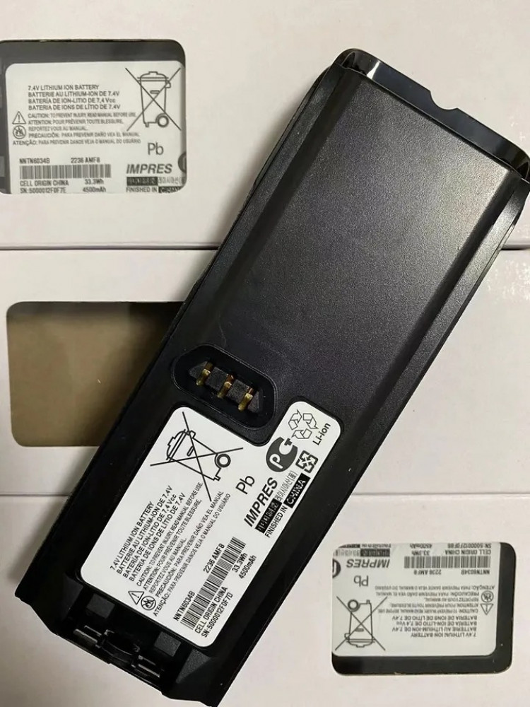 بطارية جهاز الاتصال اللاسلكي ntn6034 ntn6034‏ ‏4500mAh لراديو اتجاهين XTS3000 XTS5000 مع  وظيفة IMPRES‏