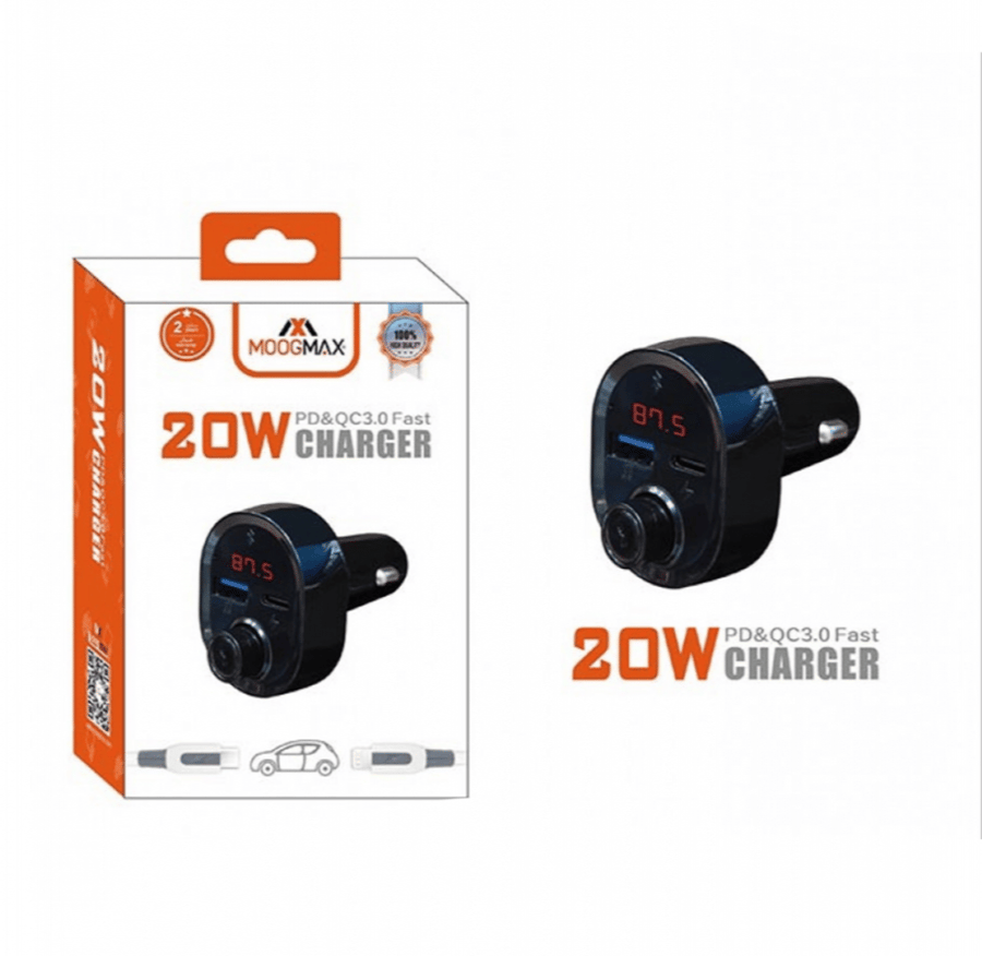 مشغل MP3 بلوتوث للسيارة منفذين PD+USB من موج ماكس