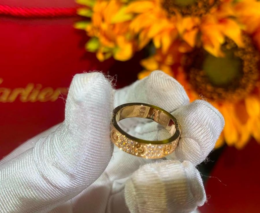 Cartier diamond and gold ring