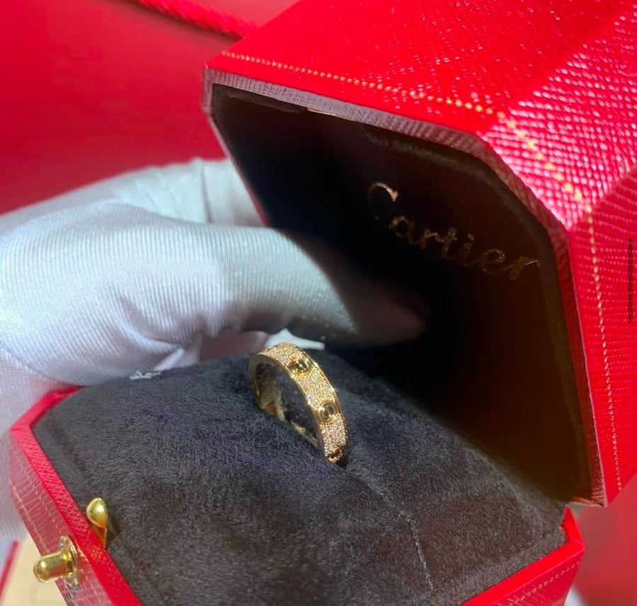Cartier diamond and gold ring