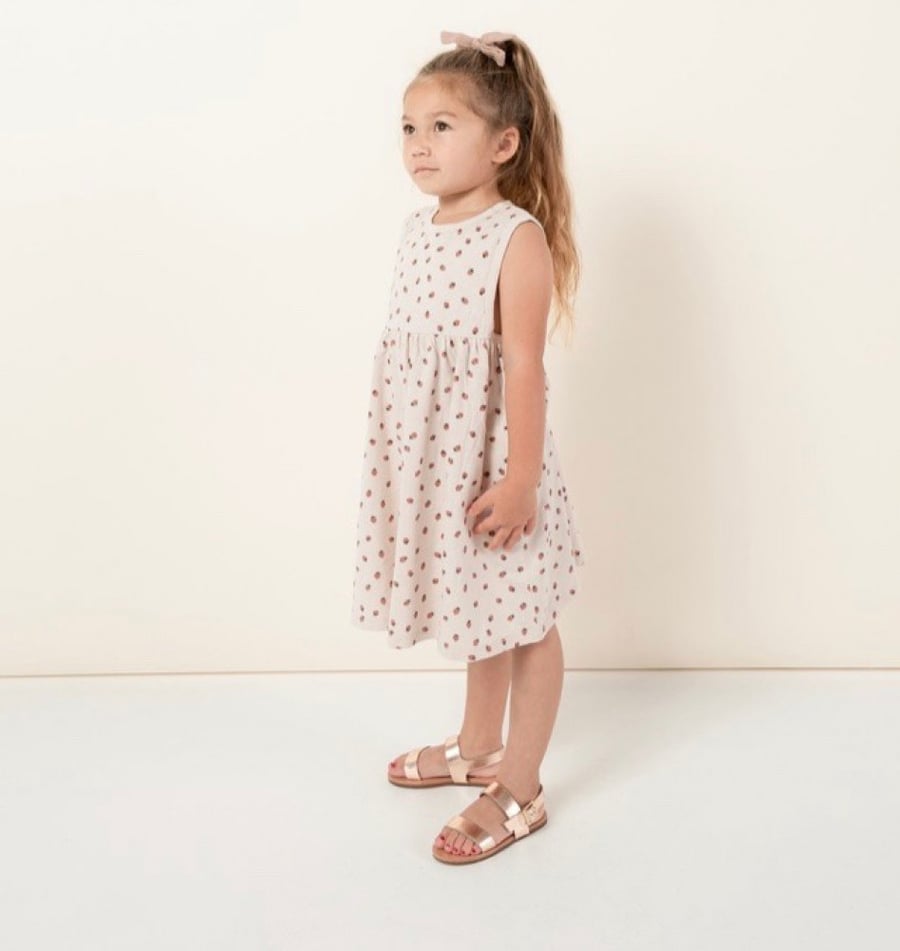 STRAWBERRY COTTON DRESS