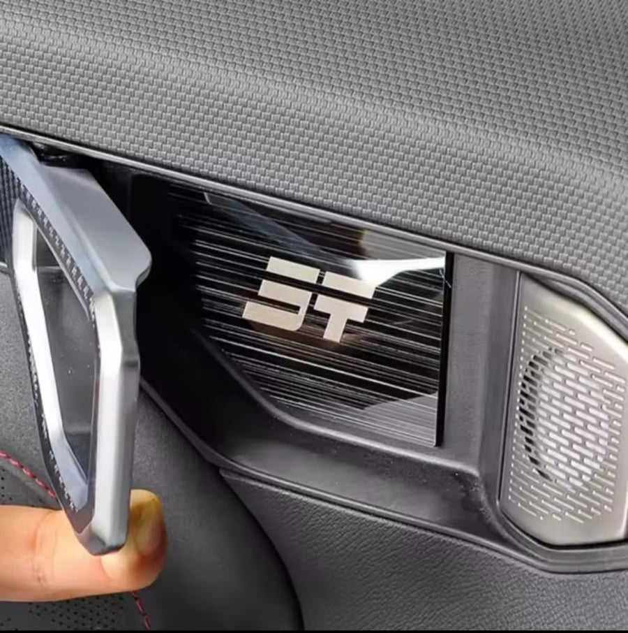 Door handle protection covers and decorations for internal door handles (handle cavity) for Geely T2 cars