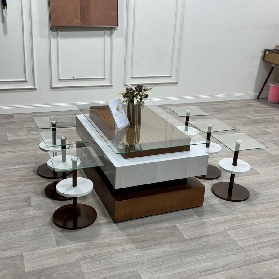 طقم طاولة مع  6 خدمة