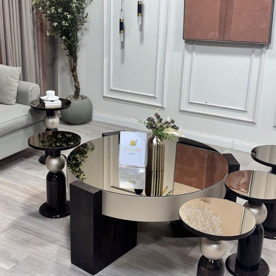 طقم طاولة مع  6 خدمة