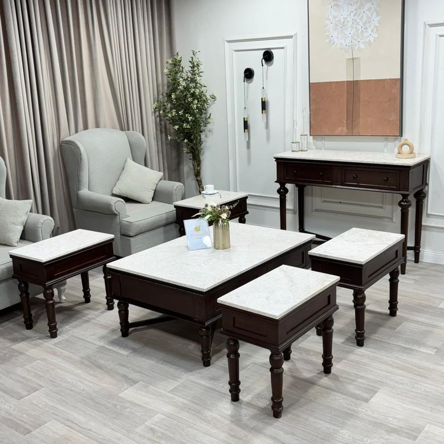 طقم طاولة مع  4 خدمة