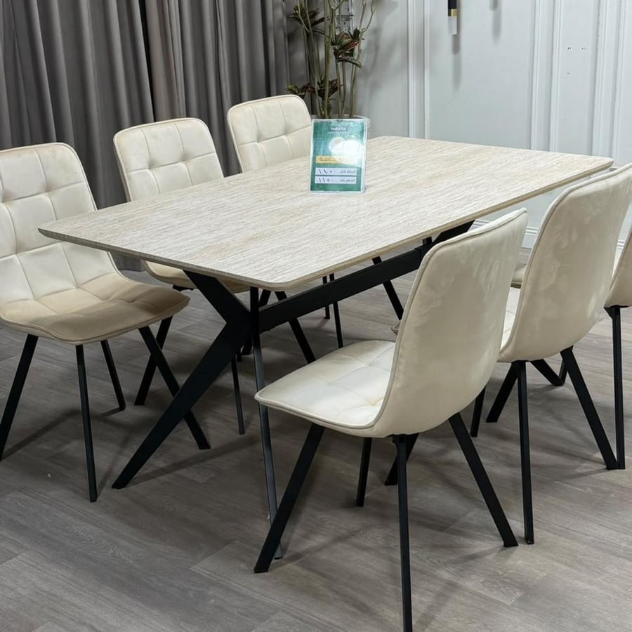 طاولة طعام 8 كرسي خشب
