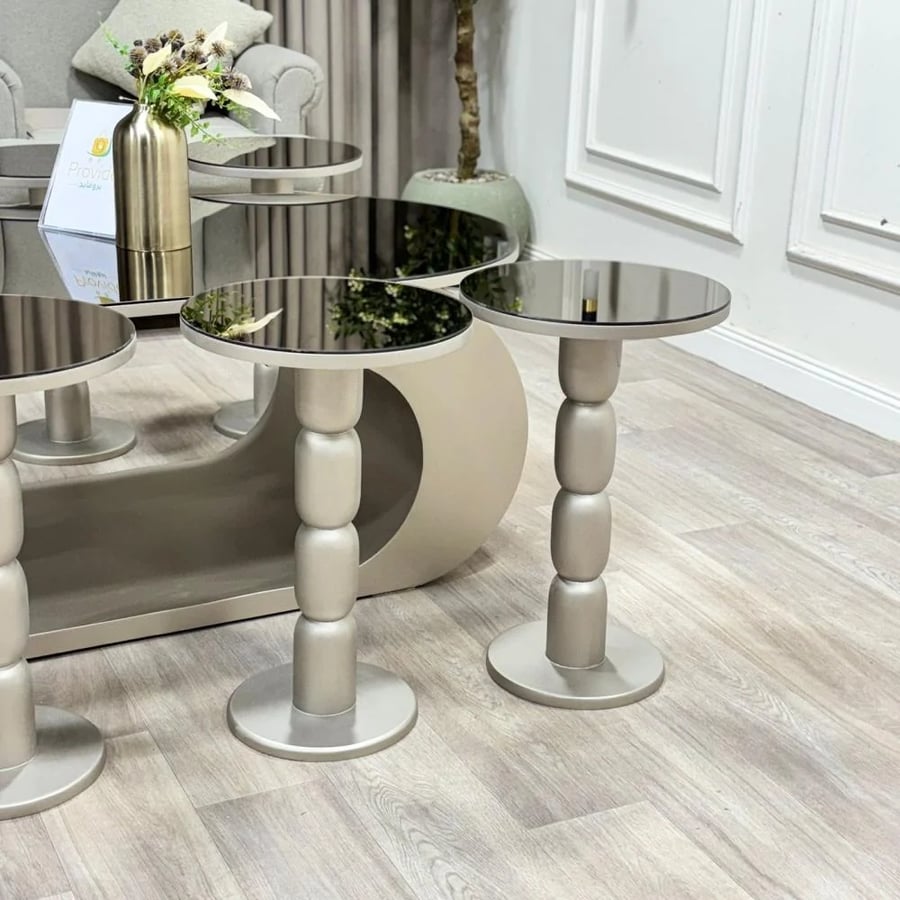 طقم طاولة مع 6 خدمة