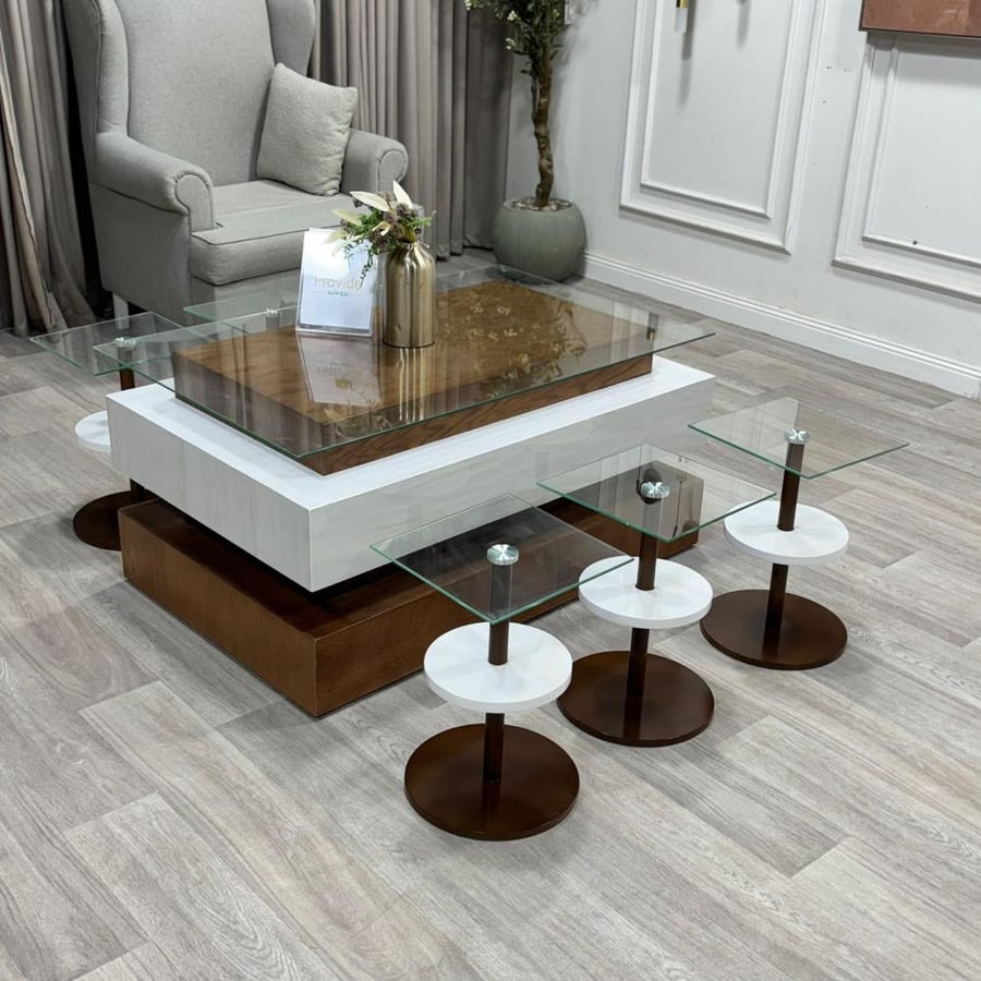طقم طاولة مع  6 خدمة