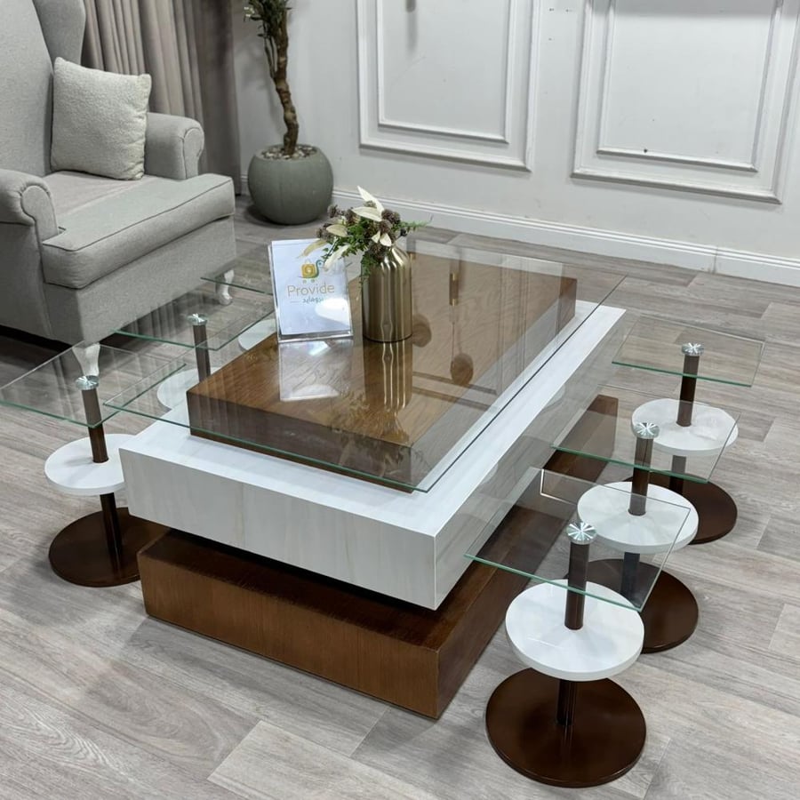 طقم طاولة مع  6 خدمة