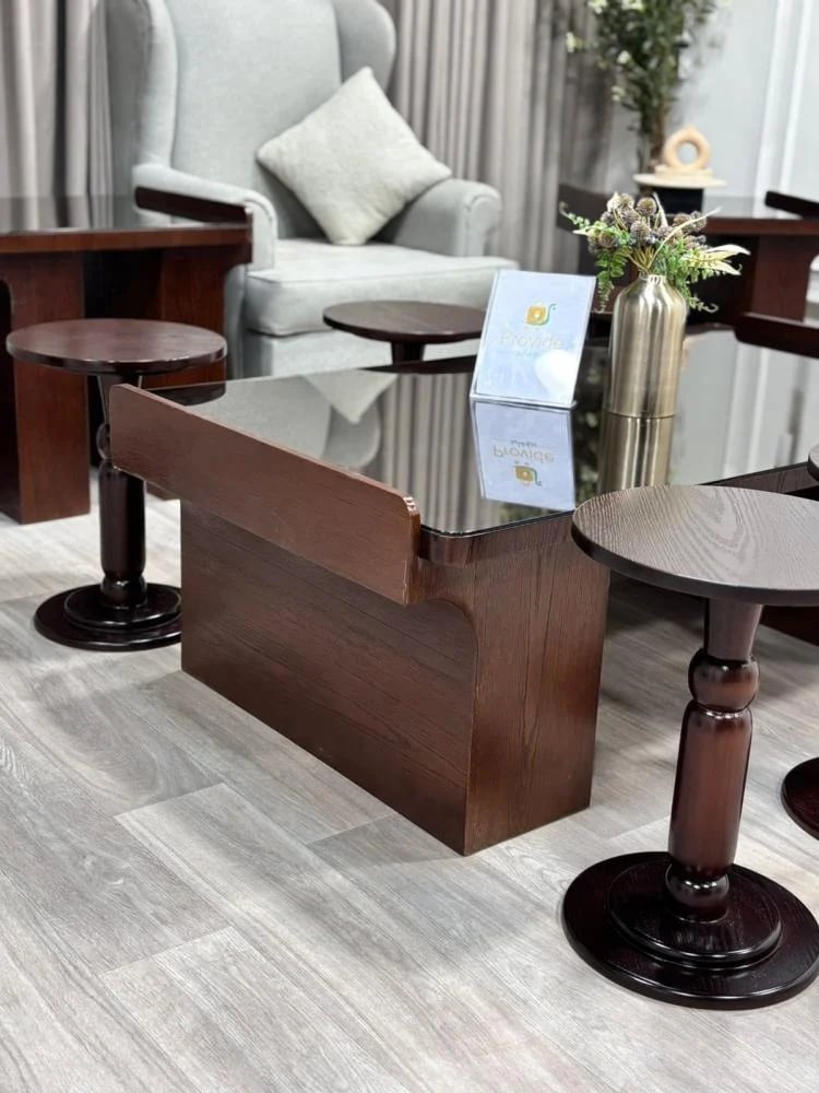 طقم طاولة مع  6 خدمة