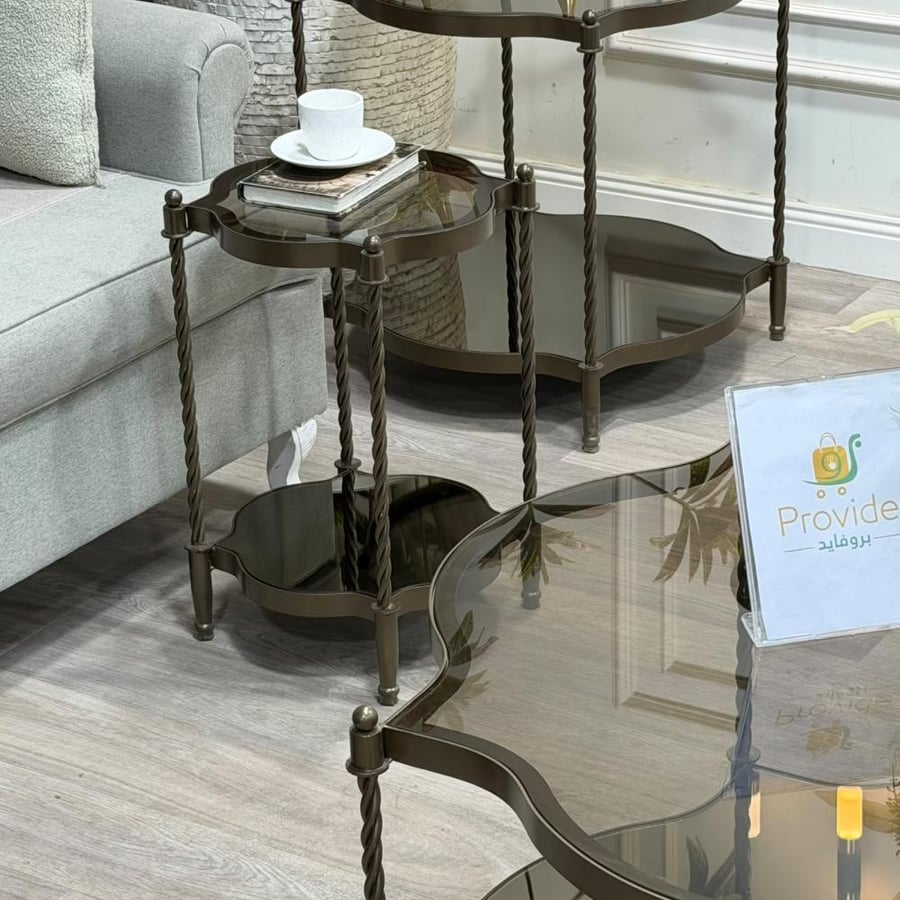 طقم طاولات مع 4 خدمة