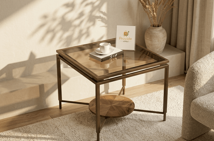 طاولة جانبية بتصميم عصري حديث