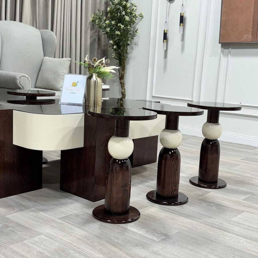 طقم طاولة مع  6 خدمة