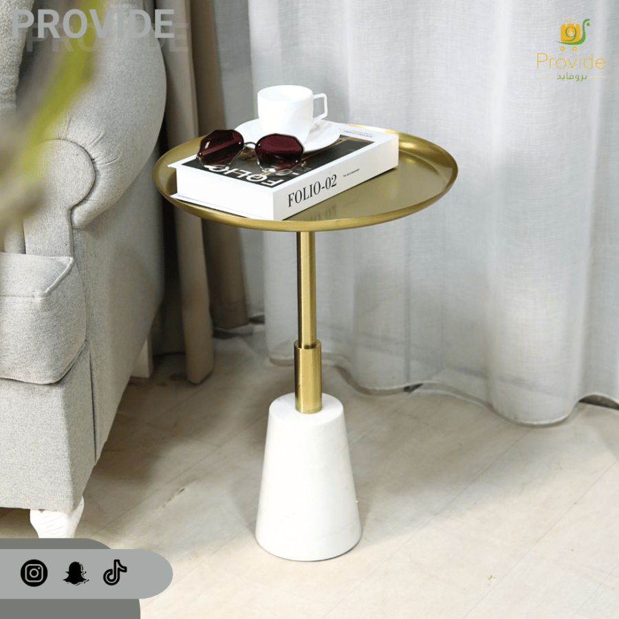 طاولة خدمة صغيرة متعددة الاستخدامات بتصميم عصري أنيق.