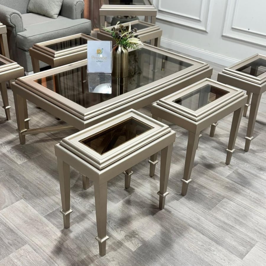 طقم طاولة مع  6 خدمة