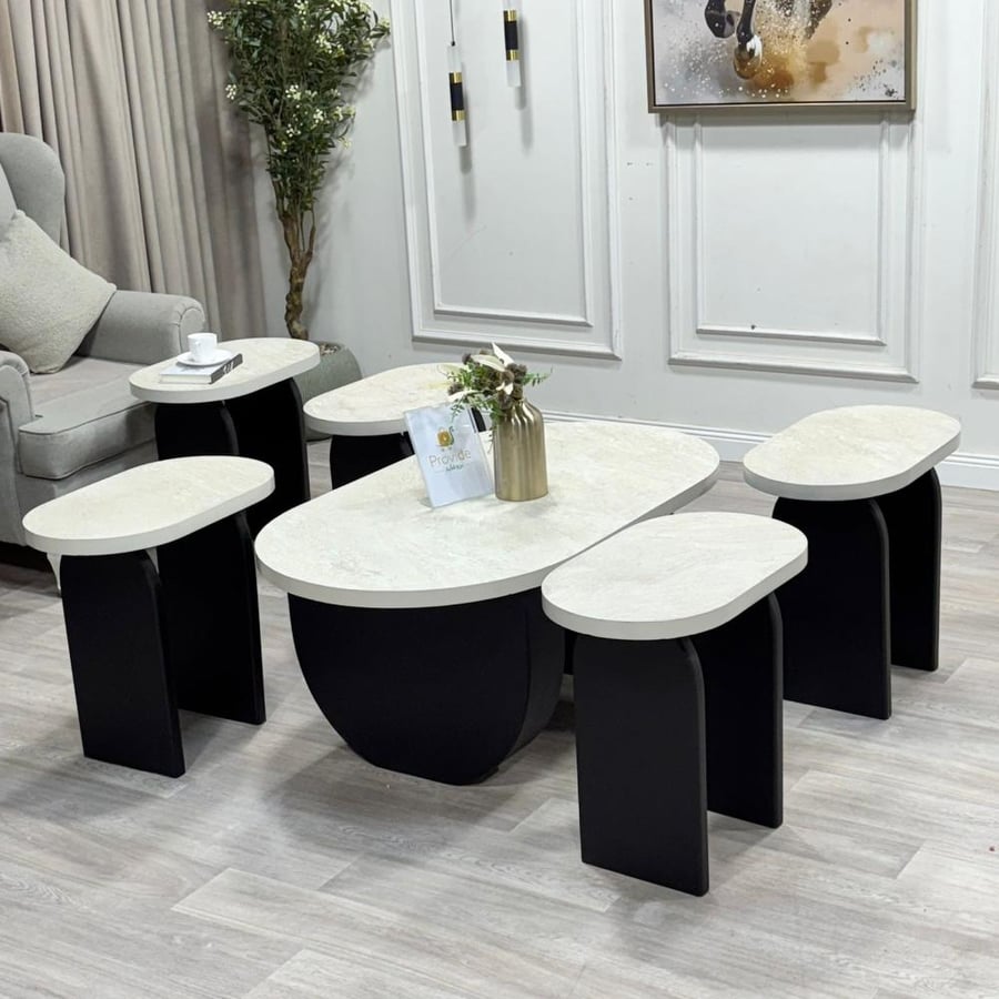 طقم طاولة مع  6 خدمة