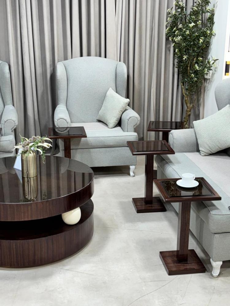 طقم طاولات مع 6 خدمة