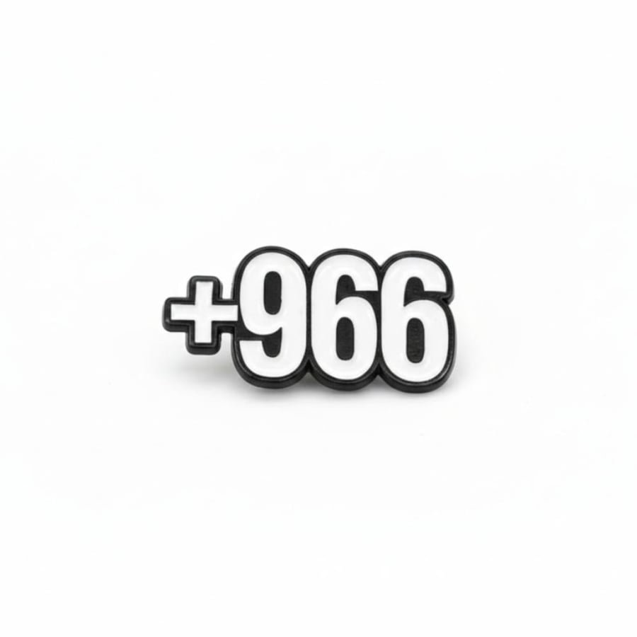 ستيكر معدني +966