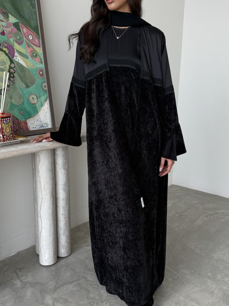 Black suede