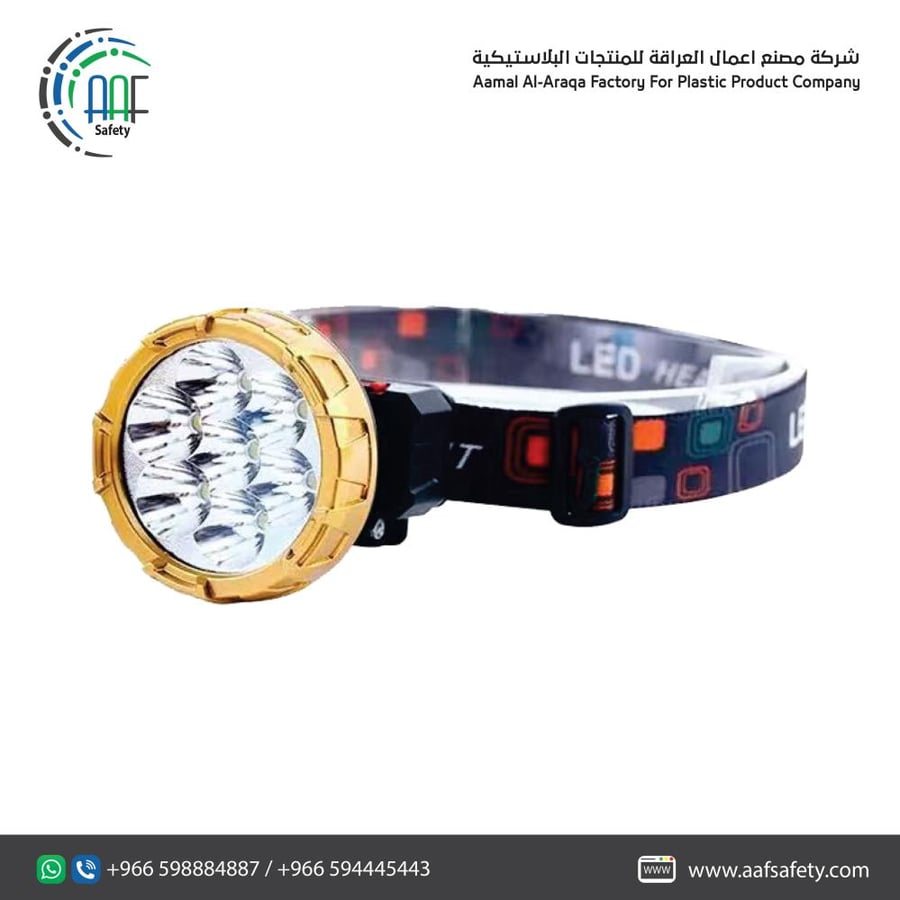 Care 4 COB LED Head Torch with USB Charging, 2 Modes, High Power, Waterproof, Black, 5 Cm, Rechargeable