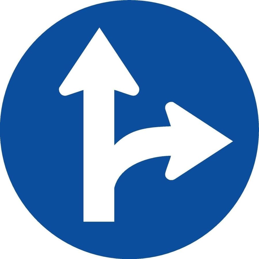 Forward and Right Mandatory Direction