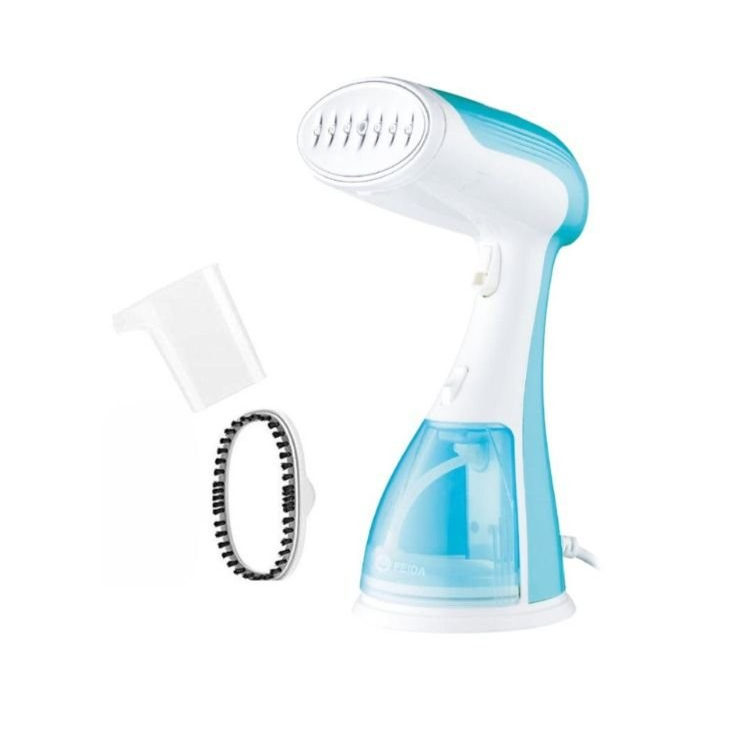DLC - Handheld steam iron offer 1500 watts heats steam in 20 seconds - blue color