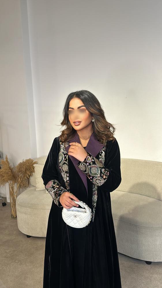 عباية أفنان - متجر الخياله للعبايات