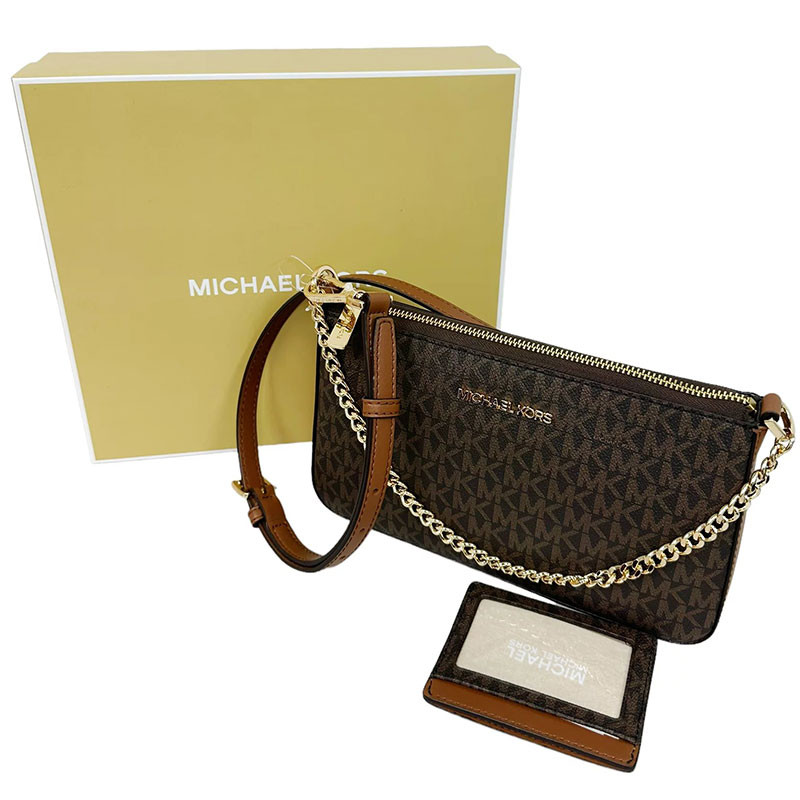 Michael Kors bag and wallet brown