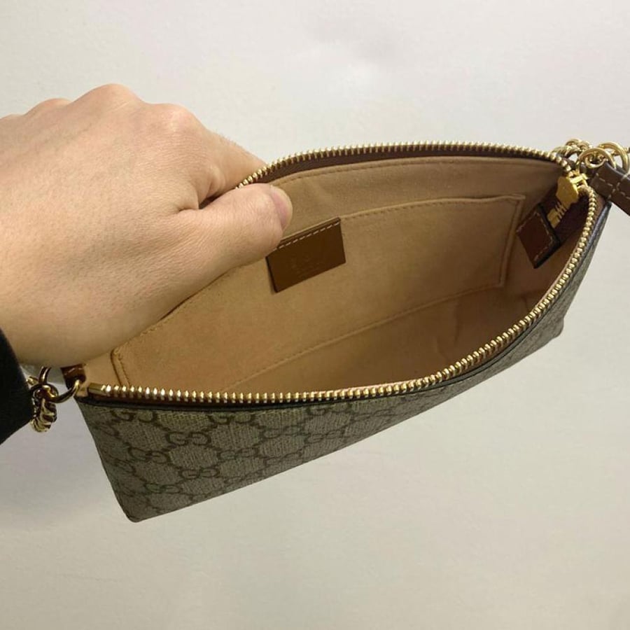 شنطة قوتشي كتف صغيرة بيج-الحقائب-براندات مول