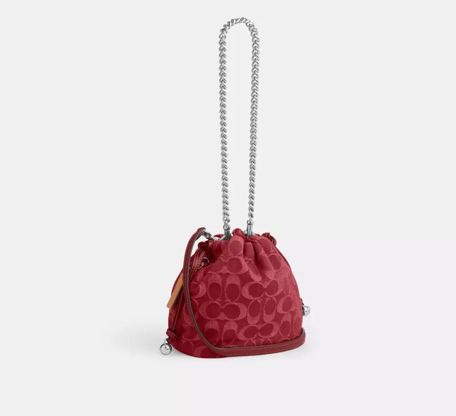 Small Coach bag, red