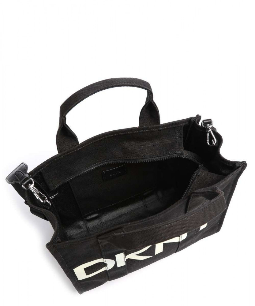 Duffle bag square with white logo fabric