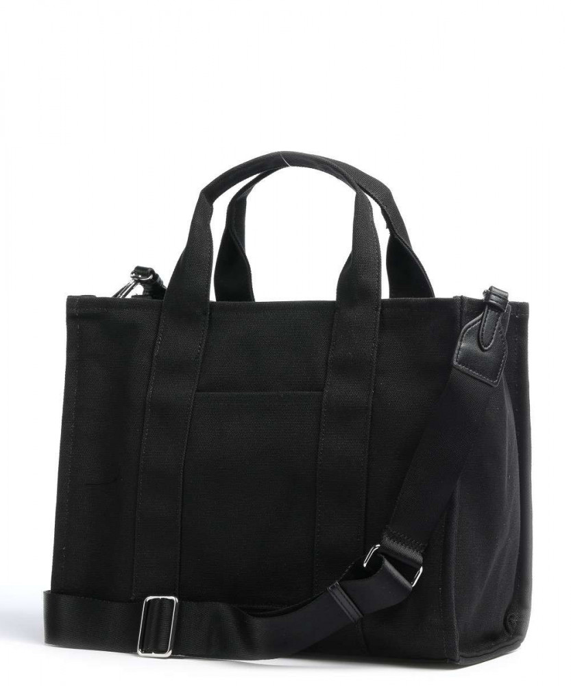 Duffle bag square with white logo fabric