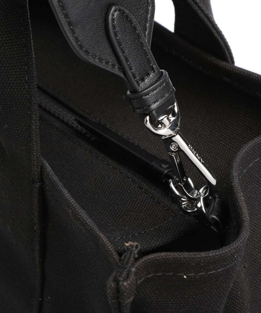 Duffle bag square with white logo fabric