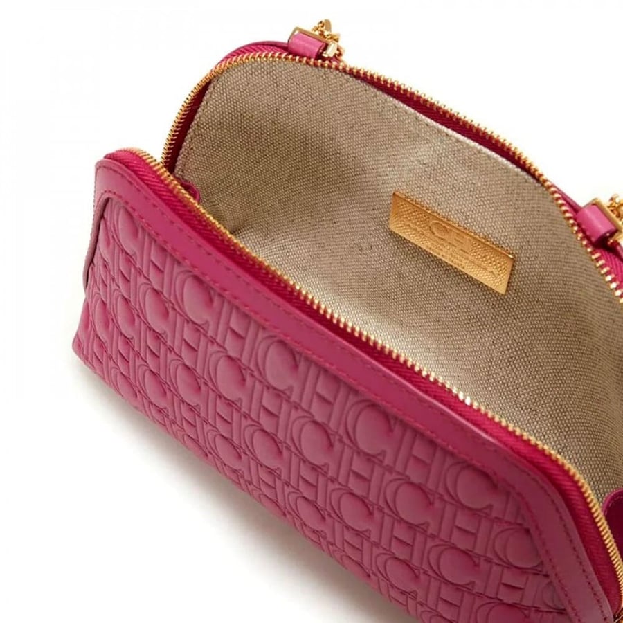Carolina Herrera pink shoulder bag