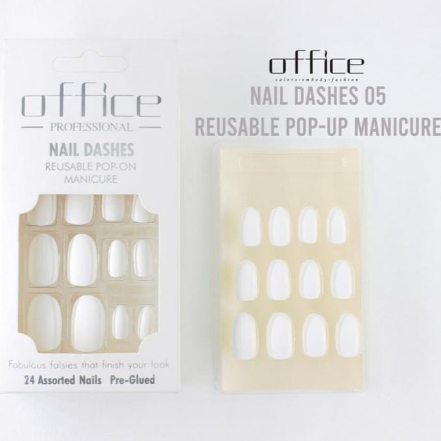 Office set of self-adhesive matte finish nails - 05