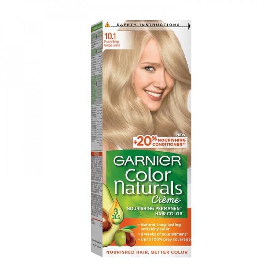 Garnier permanent nourishing hair dye - Blonde Beige Gray 10.1