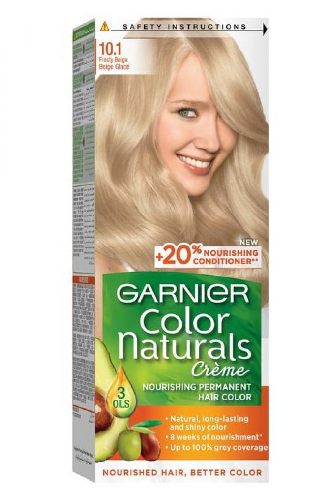 Garnier permanent nourishing hair dye - Blonde Beige Gray 10.1