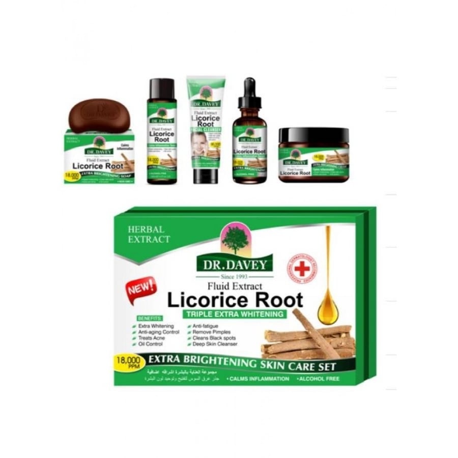 Doctor Dafi skin care set with licorice extract 5 pieces DV-6504