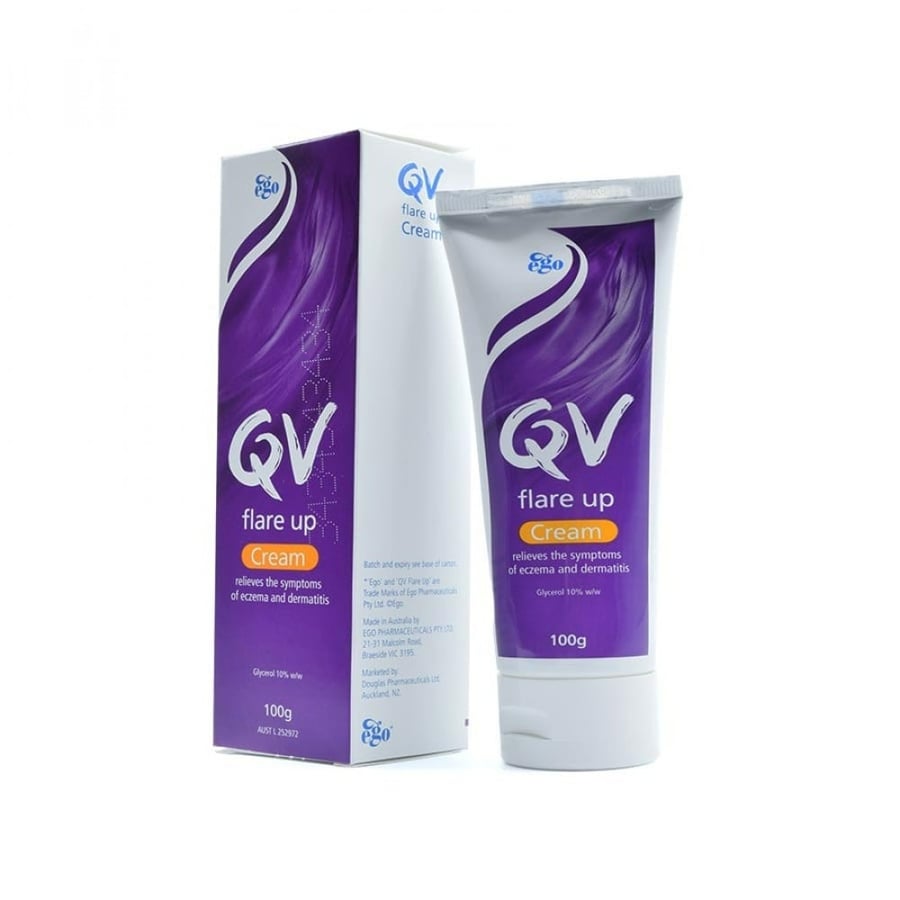 Ego QV Cream for moisturizing and treating irritated and eczema-affected skin - 100 grams