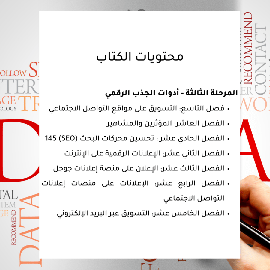 كتاب التسويق الرقمي الاحترافي من الألف الى الياء