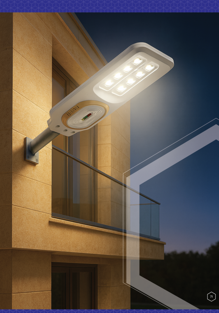 إنارة طاقة شمسية شوارع 150w ابيض