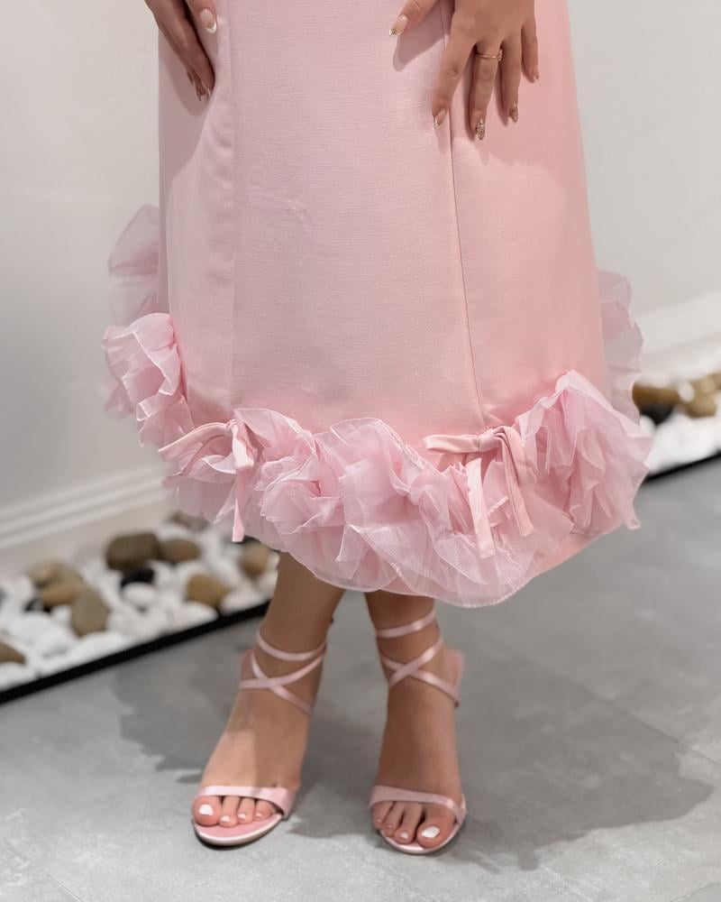 فستان Lily وردي