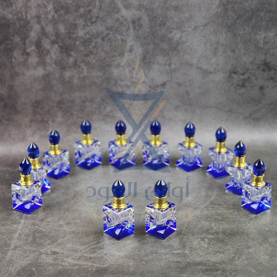 A dozen quarter Tola luxurious crystal - blue