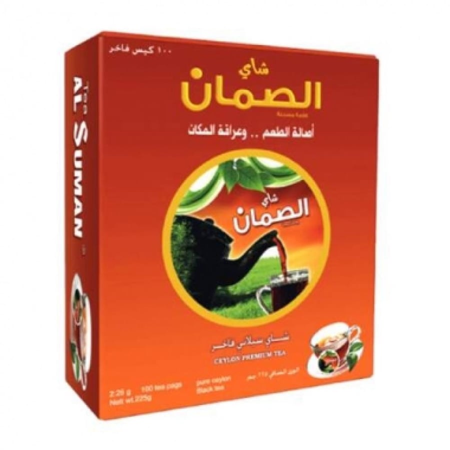 شاي الصمان علاقي 100كيس 225جرام