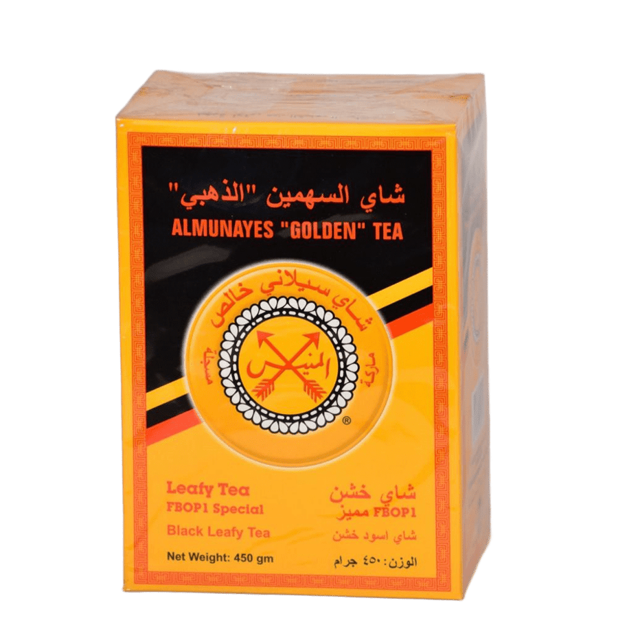 شاي المنيس السهمين الذهبي 450جم باكت